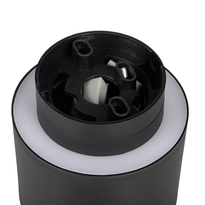 Oprawa punktowa LED SONOR LED/6W/230V 3000/4000/5700K + LED/1,5W 2200K średnica 9 cm czarna