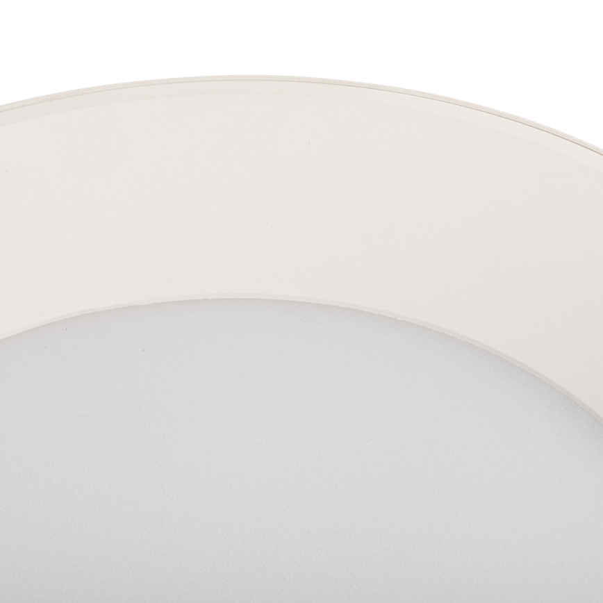 Oprawa punktowa LED SONOR LED/12W/230V 3000/4000/5700K + LED/1,5W 2200K śr. 14 cm biała