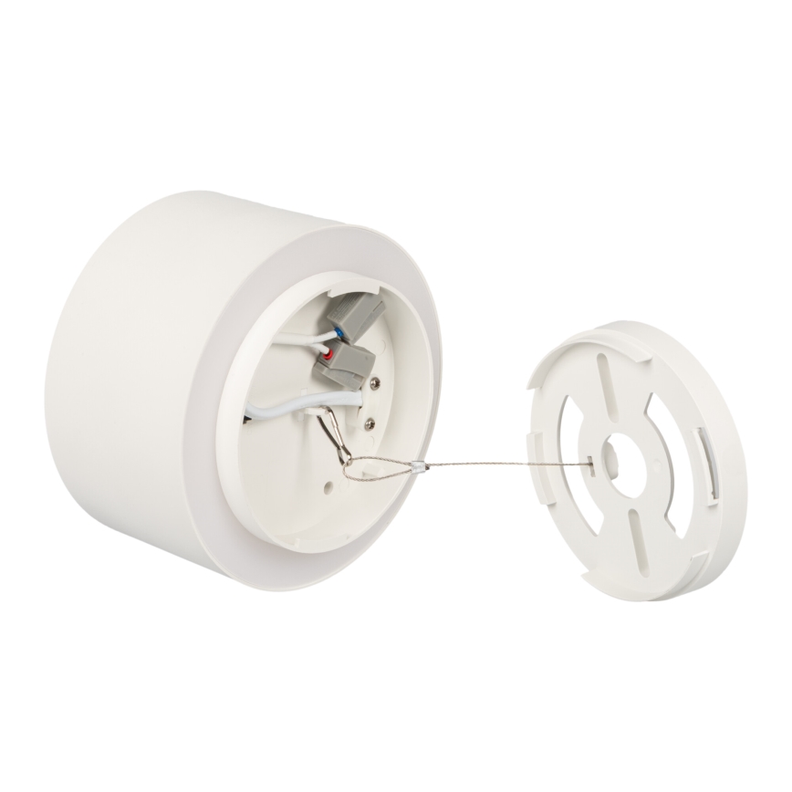 Oprawa punktowa LED SONOR LED/12W/230V 3000/4000/5700K + LED/1,5W 2200K śr. 14 cm biała