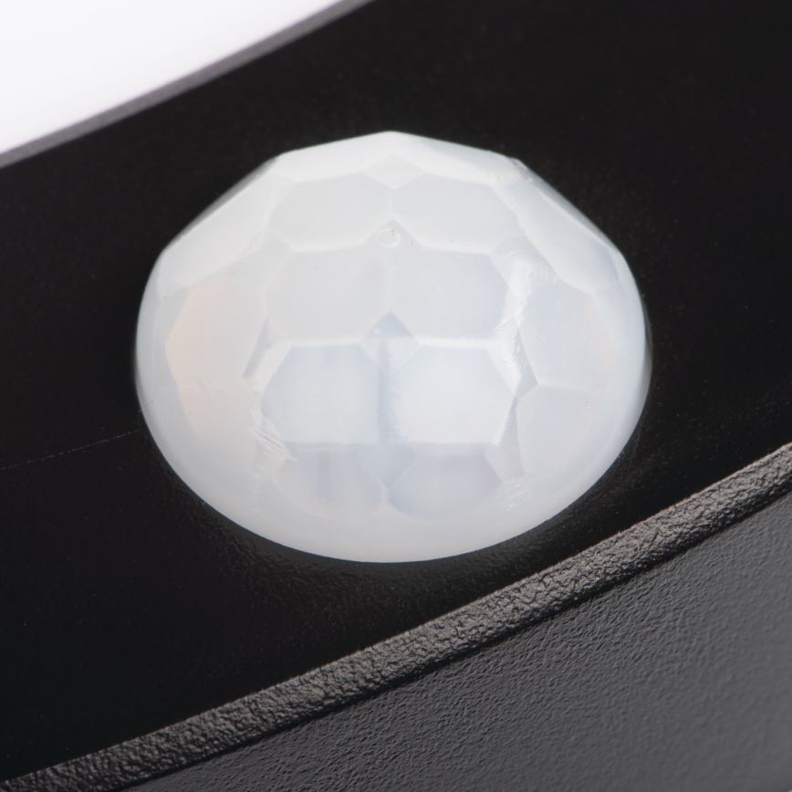 LED Lampa sufitowa/podwieszana z czujnikiem ruchu 2w1 ERGA LED/17W/230V 3000/4000/6500K czarna