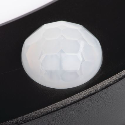 LED sufitowy/Oprawa wpuszczana z czujnikiem ruchu 2w1 ERGA LED/17W/230V 3000/4000/6500K czarny