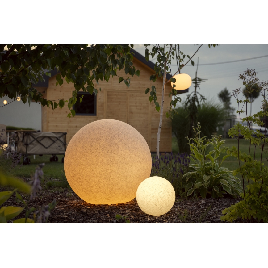 Lampa zewnętrzna STONO 1xE27/15W/230V Ø 20 cm IP65