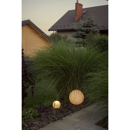 Lampa zewnętrzna STONO 1xE27/15W/230V Ø 20 cm IP65