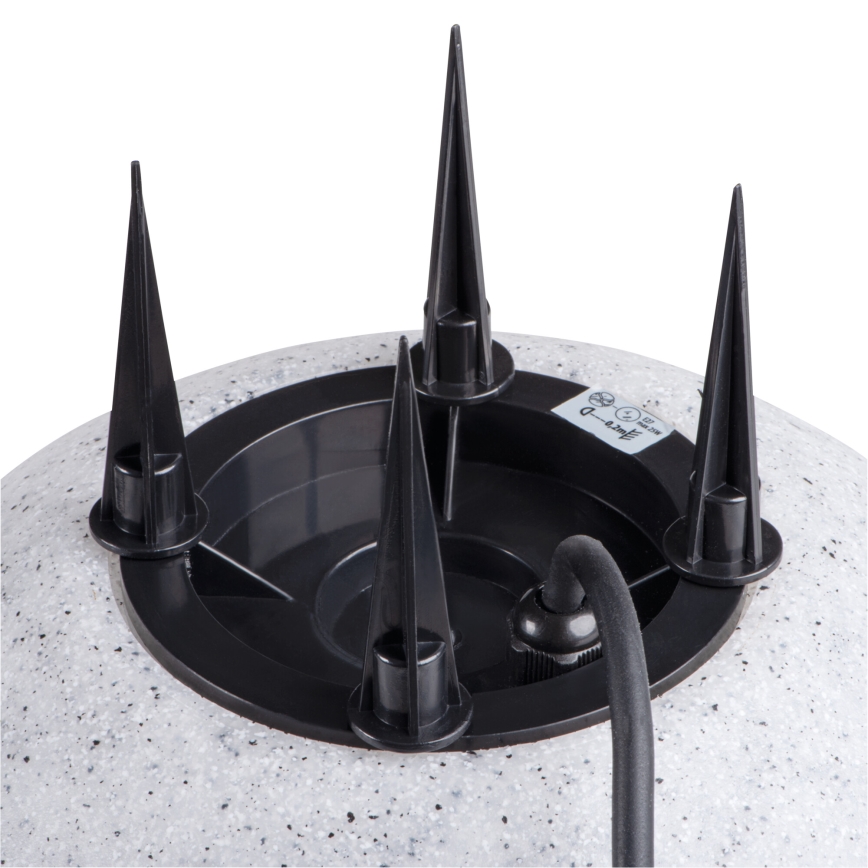 Lampa zewnętrzna STONO 1xE27/15W/230V Ø 20 cm IP65