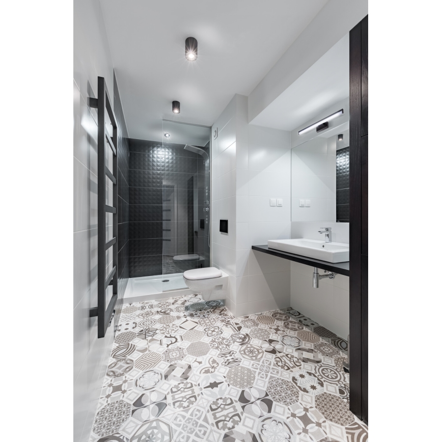 Oświetlenie łazienkowe LED do lustra ASTEN LED/8W/230V IP44 czarny