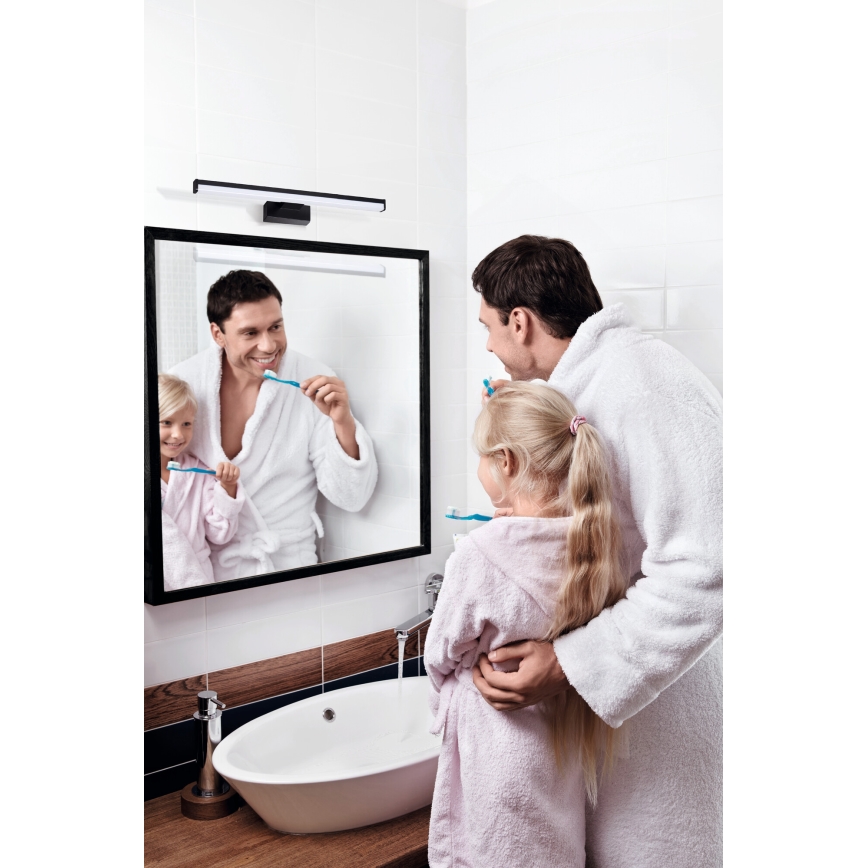 Oświetlenie łazienkowe LED do lustra ASTEN LED/8W/230V IP44 czarny