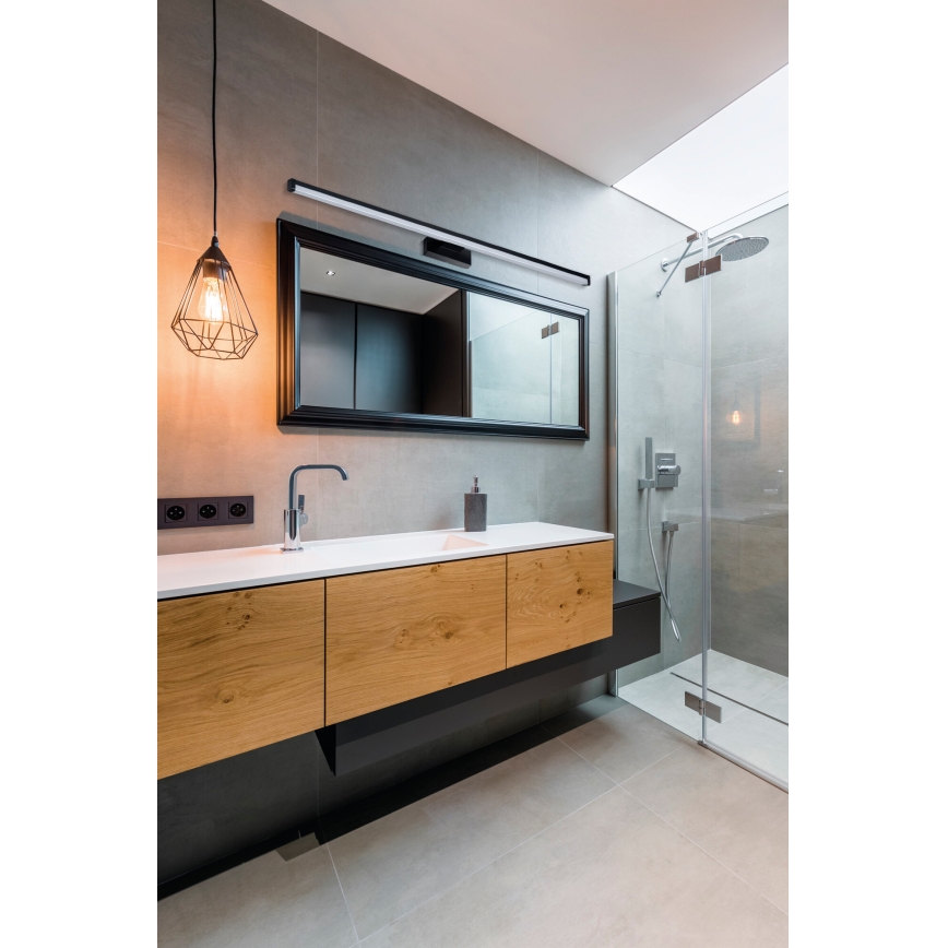 Oświetlenie LED do łazienkowego lustra ASTEN LED/15W/230V IP44 czarne