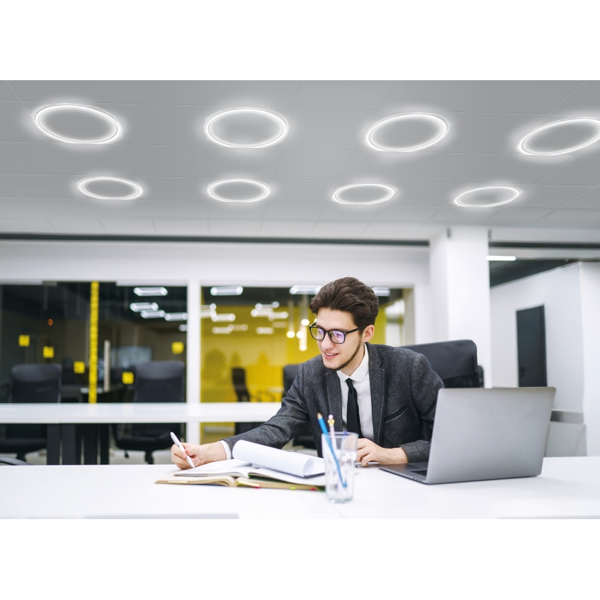 LED Rama wpuszczana AVAR LED/40W/230V 4000K śr. 59 cm