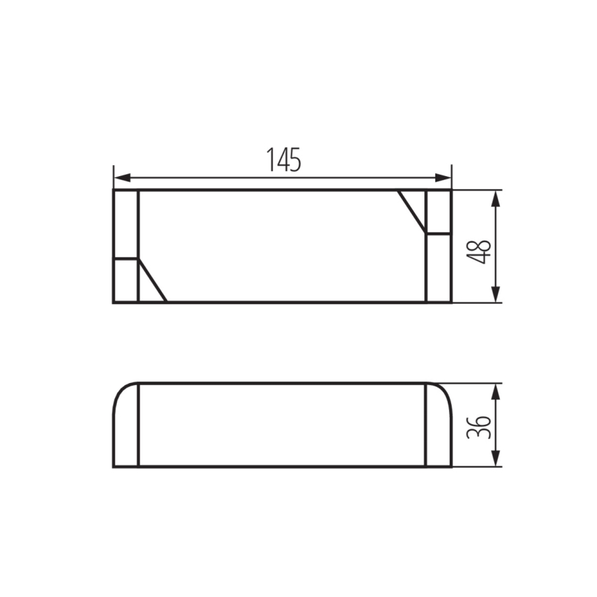 LED Transformator elektroniczny 30W/24V