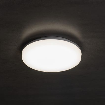 Oprawa sufitowa LED z czujnikiem ruchu i zmierzchu VARSO LED/22/30W/230V 3000/4000/6500K średnica 33 cm IP54