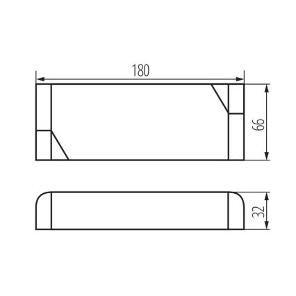 LED Transformator elektroniczny 100W/24V