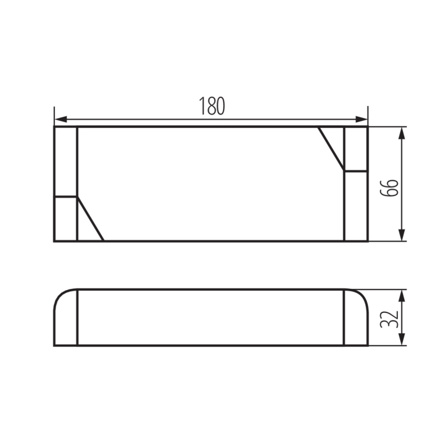 LED Transformator elektroniczny 100W/24V