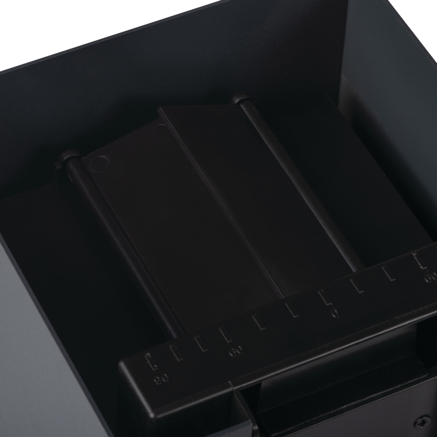 LED solarny kinkiet ścienny z czujnikiem REKA LED/3W/3,7V 1800 mAh 3000/4000/6500K IP65 antracyt