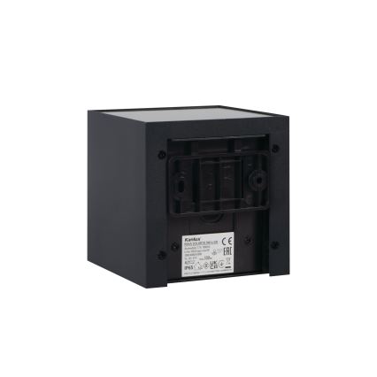 LED solarny kinkiet ścienny z czujnikiem REKA LED/3W/3,7V 1800 mAh 3000/4000/6500K IP65 antracyt