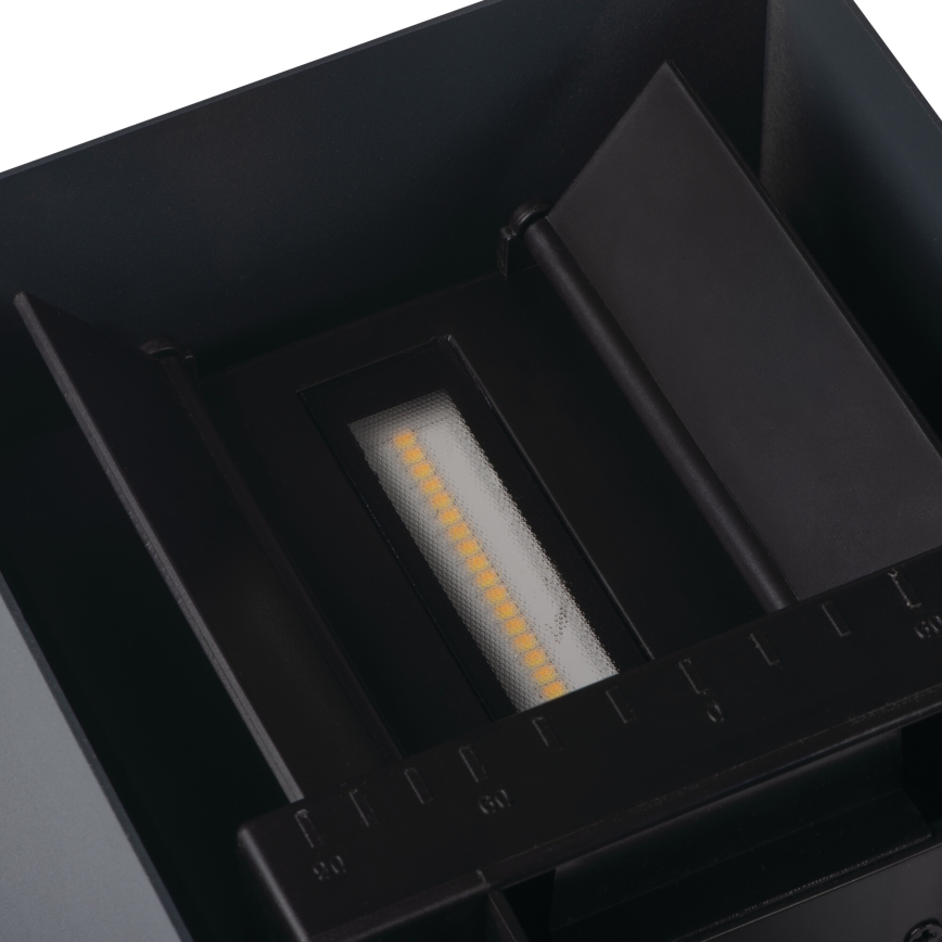 Solarny kinkiet LED z czujnikiem REKA LED/3W/3,7V 1800 mAh 3000/4000/6500K IP65 czarny