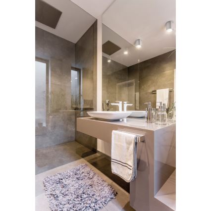 Łazienkowe oświetlenie sufitowe SANI 1xGU10/10W/230V IP44 matowy chrom