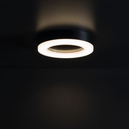 LED Plafon zewnętrzny TURA LED/15W/230V 4000K IP65 czarny
