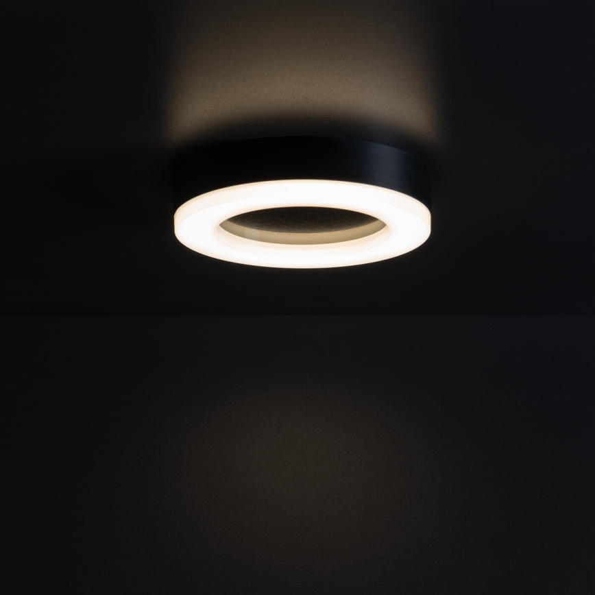 LED Plafon zewnętrzny TURA LED/15W/230V 4000K IP65 czarny