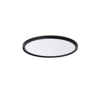 LED Plafon łazienkowy AZPO LED/11,8W/230V śr. 22,5 cm IP54 czarny