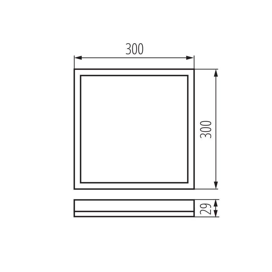 LED Plafon łazienkowy AZPO LED/17,5W/230V IP54 biały