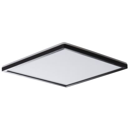 LED Plafon łazienkowy AZPO LED/22W/230V 42x42 cm IP54 czarny