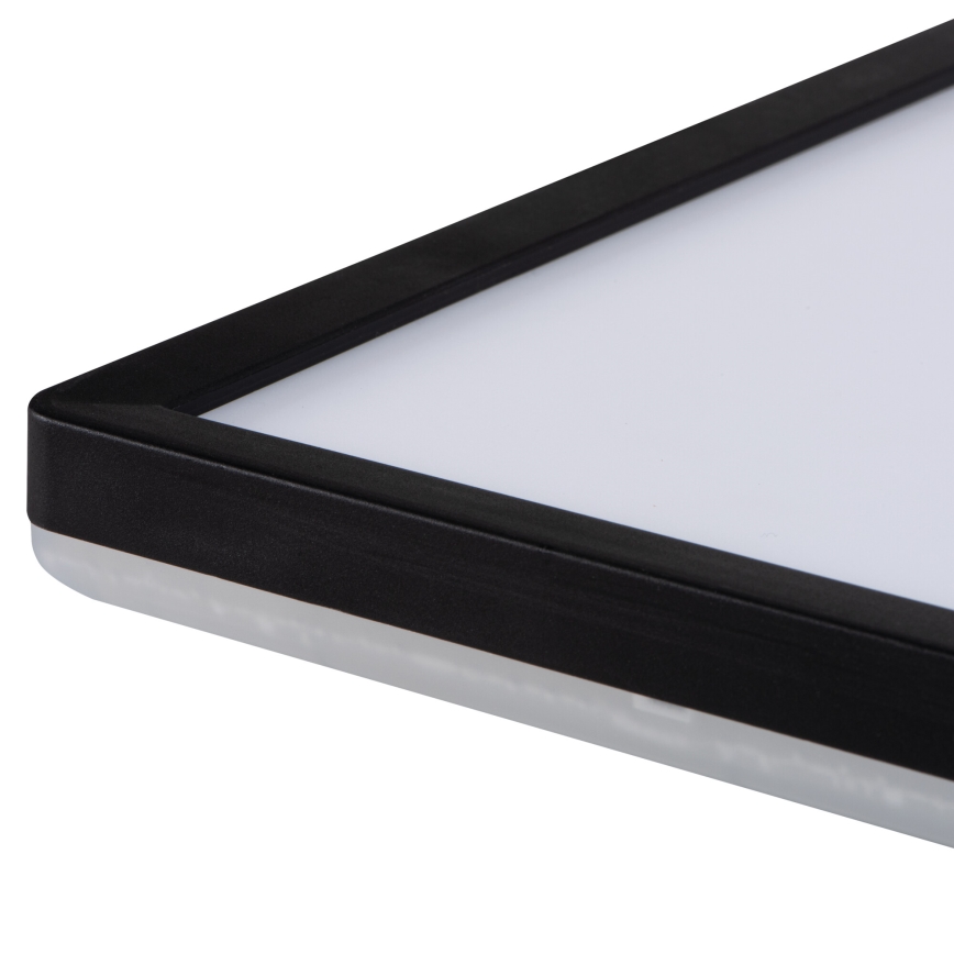 LED Plafon łazienkowy AZPO LED/22W/230V 42x42 cm IP54 czarny