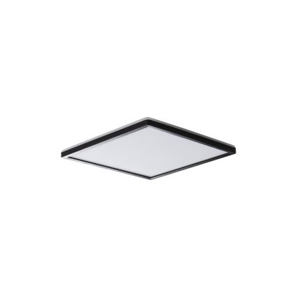 Oprawa sufitowa LED AZPO LED/12,3W/230V 3000/4000/6000K 22,5x22,5 cm IP54 czarna