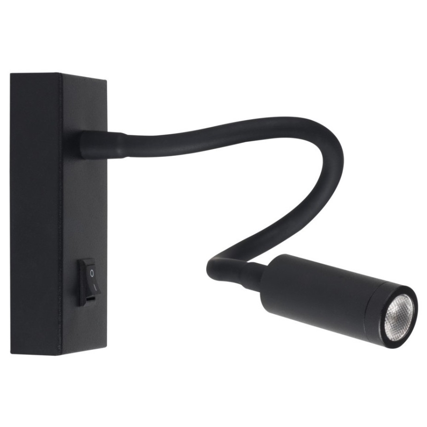 LED Lampka ścienna TONIL LED/2,7W/230V czarny
