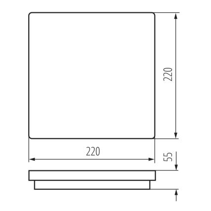 LED Oświetlenie zewnętrzne z czujnikiem BENO LED/18W/230V 4000K IP54 antracyt