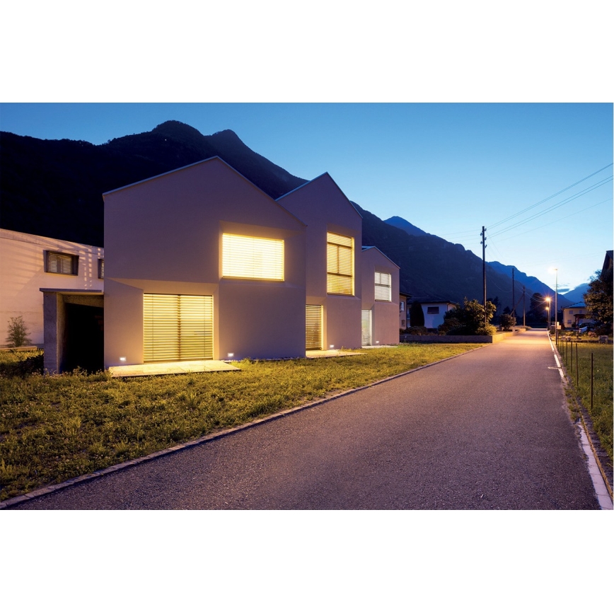 LED Oprawa wpuszczana GLASI LED/3W/230V 4000K IP44 czarny