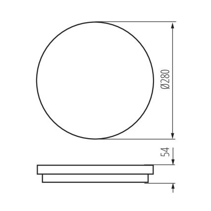 LED Łazienkowe oświetlenie z czujnikiem STIVI LED/24W/230V IP65