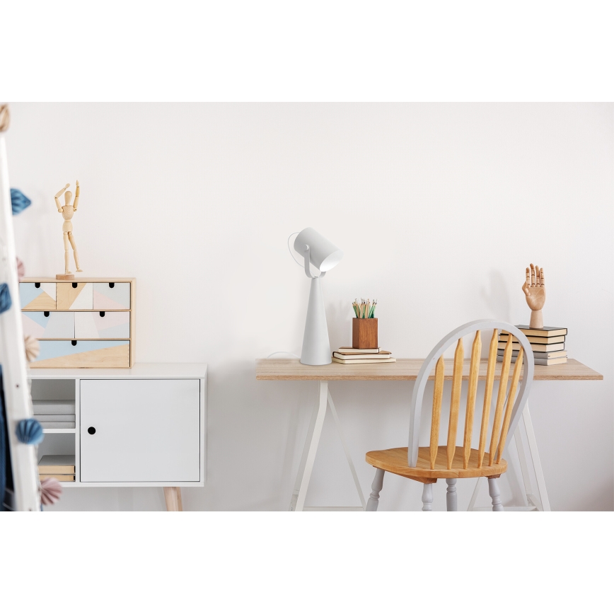Lampa stołowa LARATA 1xE27/5W/230V biała