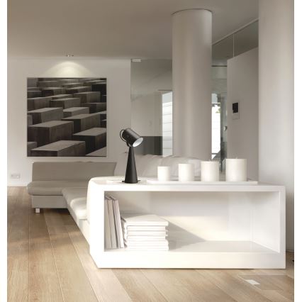 Lampa stołowa LARATA 1xE27/5W/230V czarna