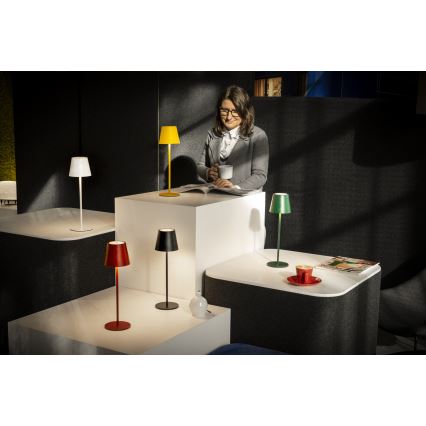 LED Ściemnialna akumulatorowa lampa stołowa INITA LED/1,2W/1800 mAh IP54 zielony