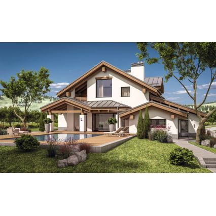 Kinkiet zewnętrzny PEVO 1xGX53/11W/230V IP44 antracyt