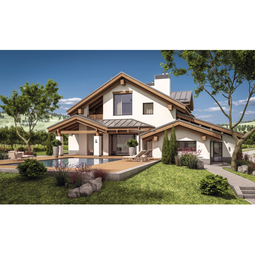 Kinkiet zewnętrzny PEVO 1xGX53/11W/230V IP44 antracyt