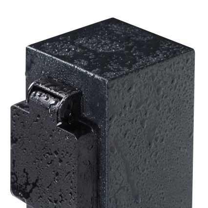 Zewnętrzny słupek zasilający NASTO 2Z Typ E 230V IP44 antracyt