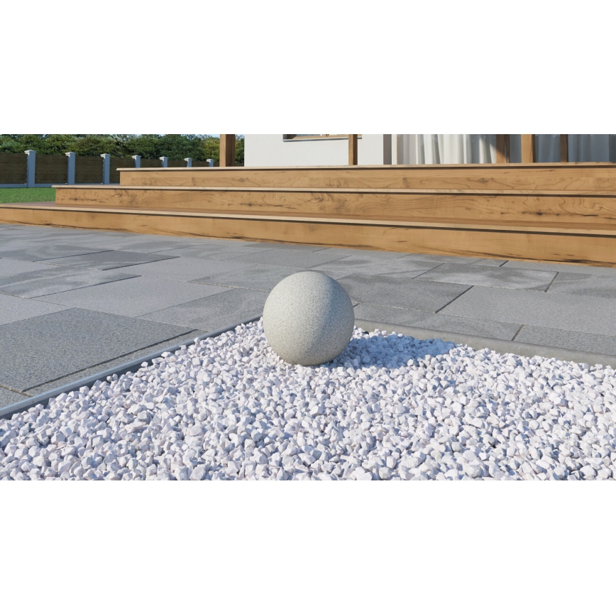 Lampa zewnętrzna STONO 1xE27/15W/230V Ø 23 cm IP65