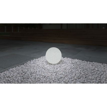 Lampa zewnętrzna STONO 1xE27/15W/230V Ø 23 cm IP65