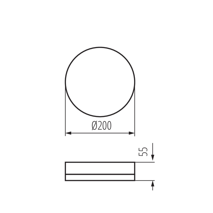 LED Oświetlenie techniczne sufitowe z czujnikiem ruchu IPER LED/19W/230V IK10 IP65 okrągłe białe