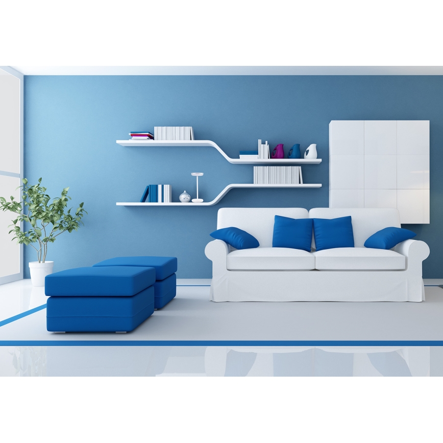 Kanlux 37310 - LED Ściemnialna lampa z możliwością ładowania FLUXY LED/1,7W/1800 mAh IP44 biały