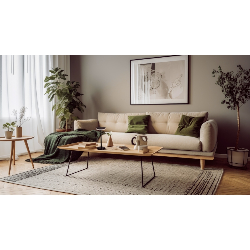 Kanlux 37311 - LED Ściemnialna lampa z możliwością ładowania FLUXY LED/1,7W/1800 mAh IP44 czarna