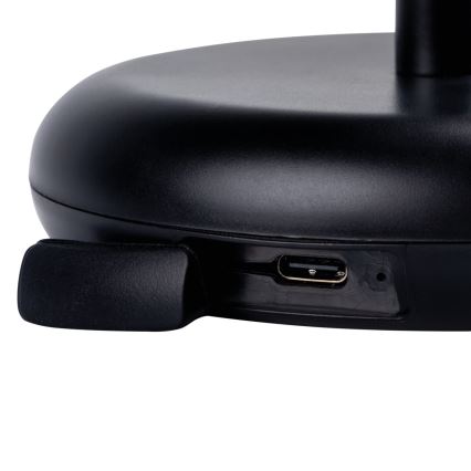 Kanlux 37311 - LED Ściemnialna lampa z możliwością ładowania FLUXY LED/1,7W/1800 mAh IP44 czarna