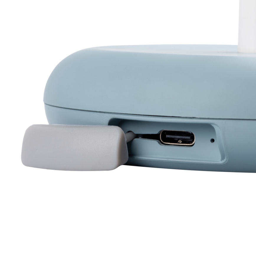 Kanlux 37312 - LED Ściemnialna lampa z możliwością ładowania FLUXY LED/1,7W/1800 mAh IP44 niebieska