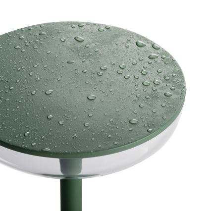 LED Ściemnialna ładowalna lampa FLUXY LED/1,7W/1800 mAh IP44 zielona