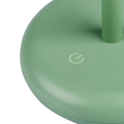 LED Ściemnialna ładowalna lampa FLUXY LED/1,7W/1800 mAh IP44 zielona
