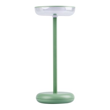 Kanlux 37313- LED Ściemnialna lampa z możliwością ładowania FLUXY LED/1,7W/1800 mAh IP44 zielony