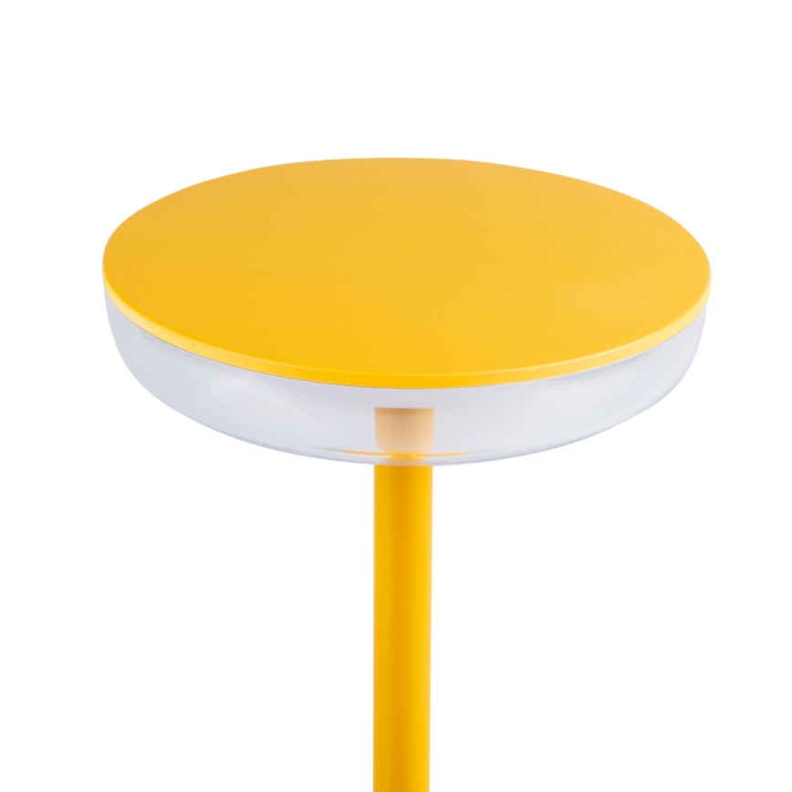 Kanlux 37314 - LED Ściemnialna lampa z możliwością ładowania FLUXY LED/1,7W/1800 mAh IP44 żółty