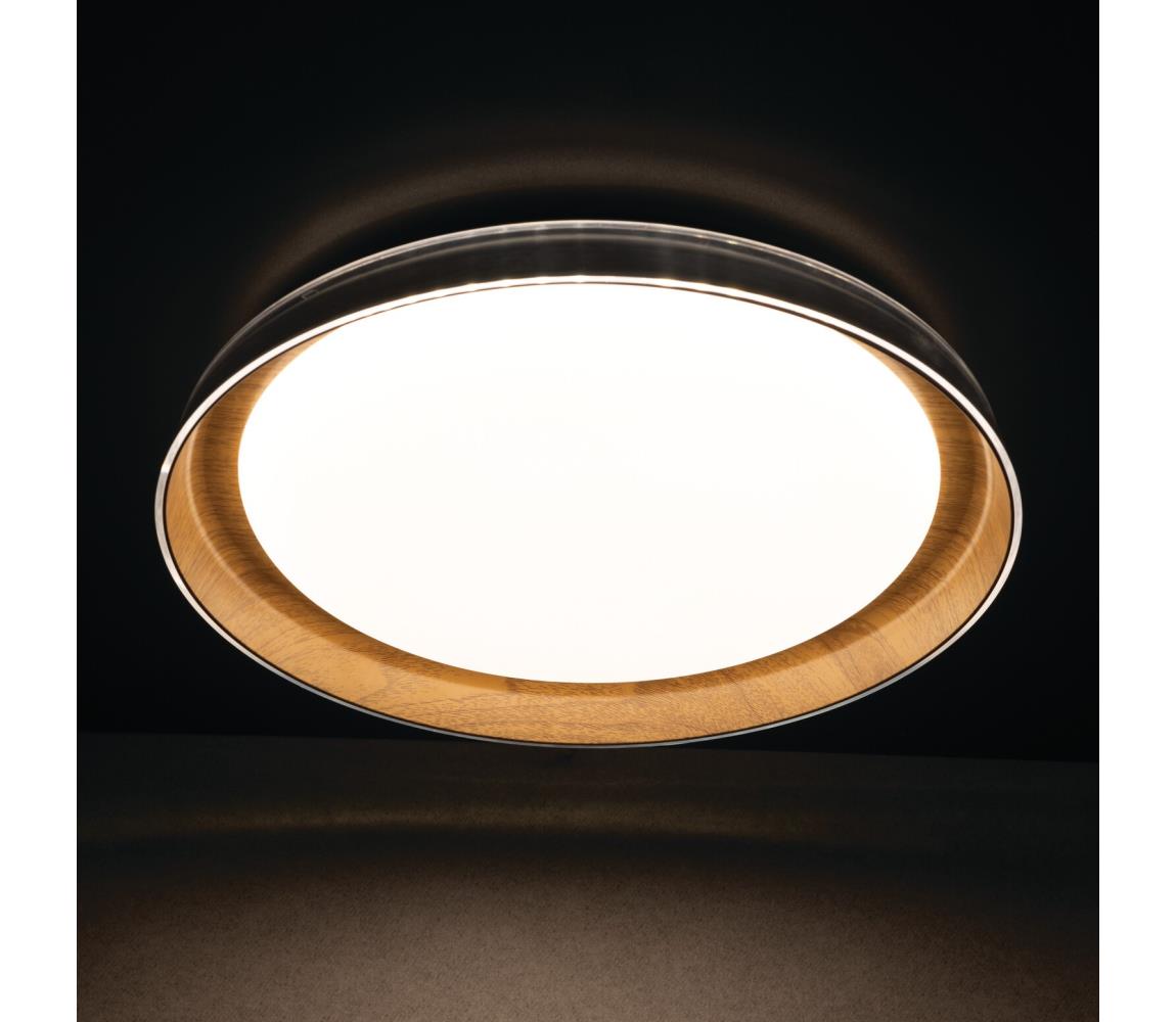 37317 - LED Plafon NIFU LED/17,8W/230V śr. 43 cm białe/brązowe