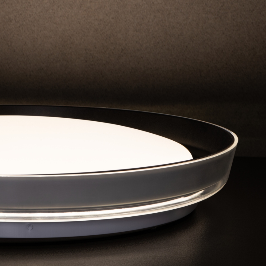 LED Plafon NIFU LED/17,8W/230V śr. 43 cm białe/czarne